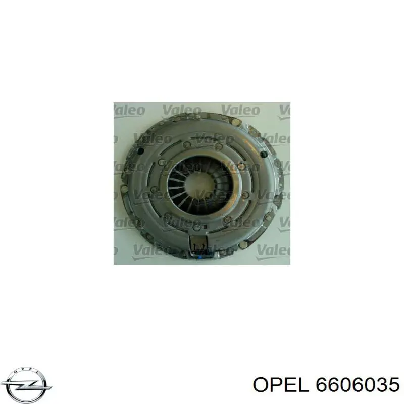 Купить 6606035 Opel Комплект сцепления (диск, корзина, подшипник)