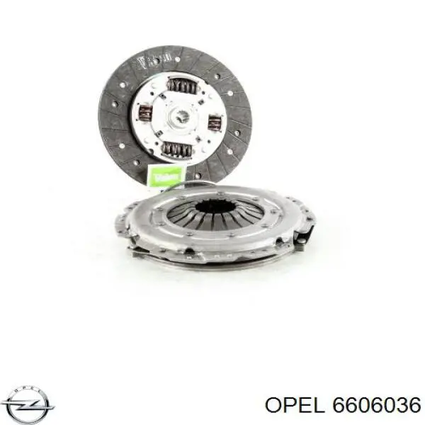 Комплект сцепления (3 части) Opel 6606036 цена, от 88.56 USD