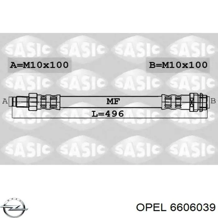 Купить 6606039 Opel Комплект сцепления (диск, корзина, подшипник)