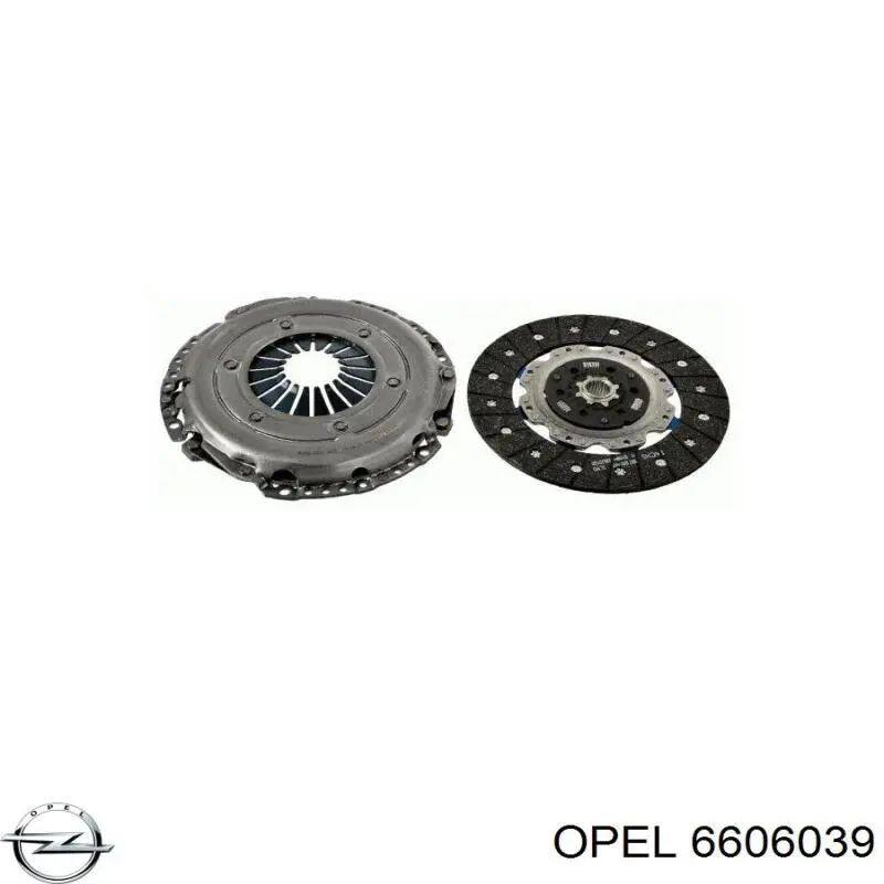 Комплект сцепления (3 части) Opel 6606039 цена, от 155.00 USD