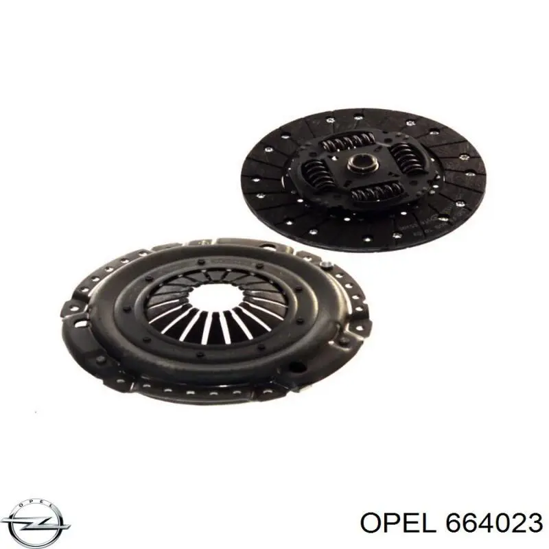 664023 Opel диск сцепления