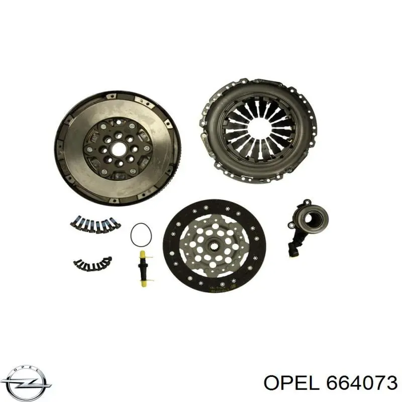 Диск сцепления Opel 664073 цена, от 32.71 USD
