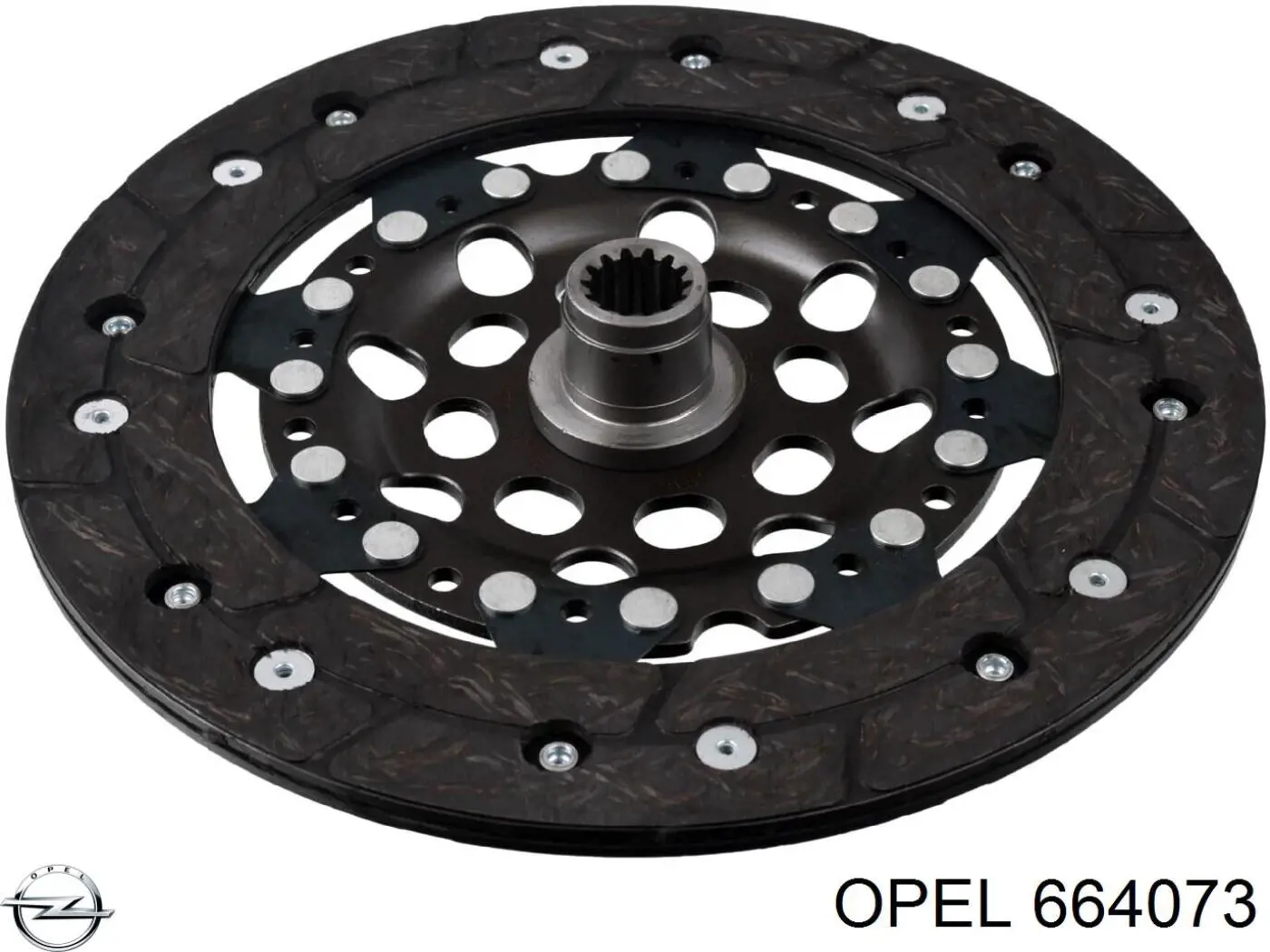 664073 Opel диск сцепления