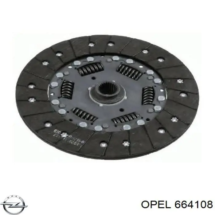 Диск сцепления Opel 664108 цена, от 42.37 USD