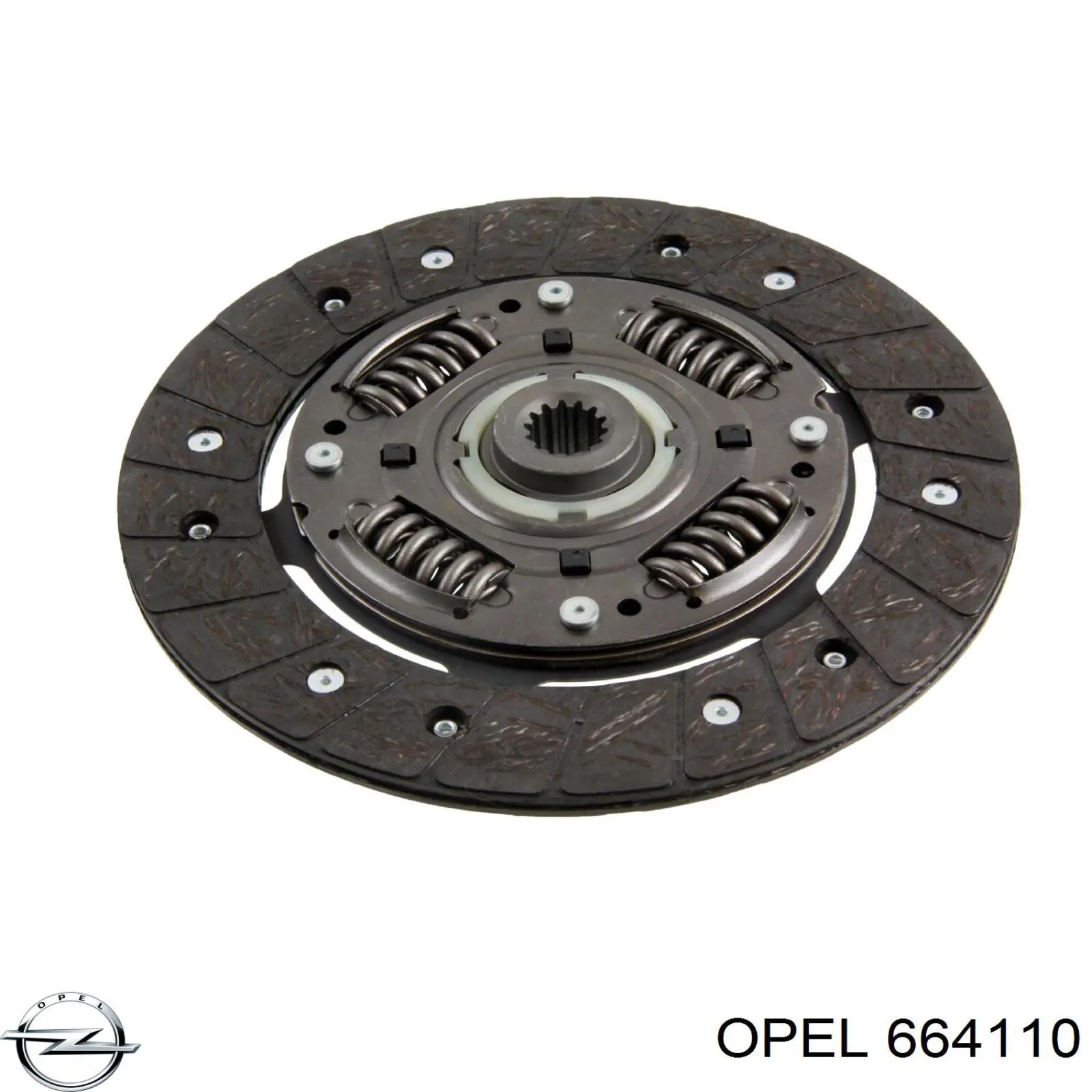 664110 Opel disco de embraiagem