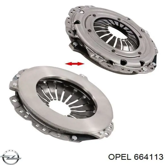 Диск сцепления Opel 664113 цена, от 35.07 USD