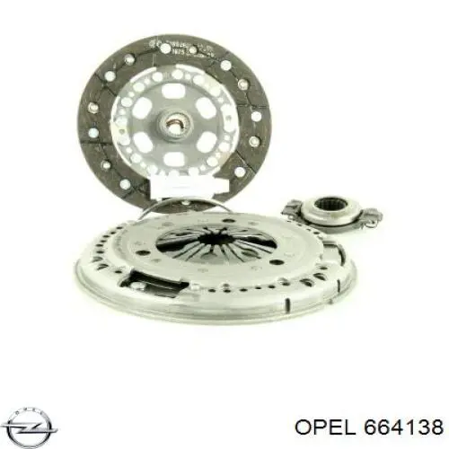 Купить 664138 Opel Комплект сцепления (диск, корзина, подшипник)