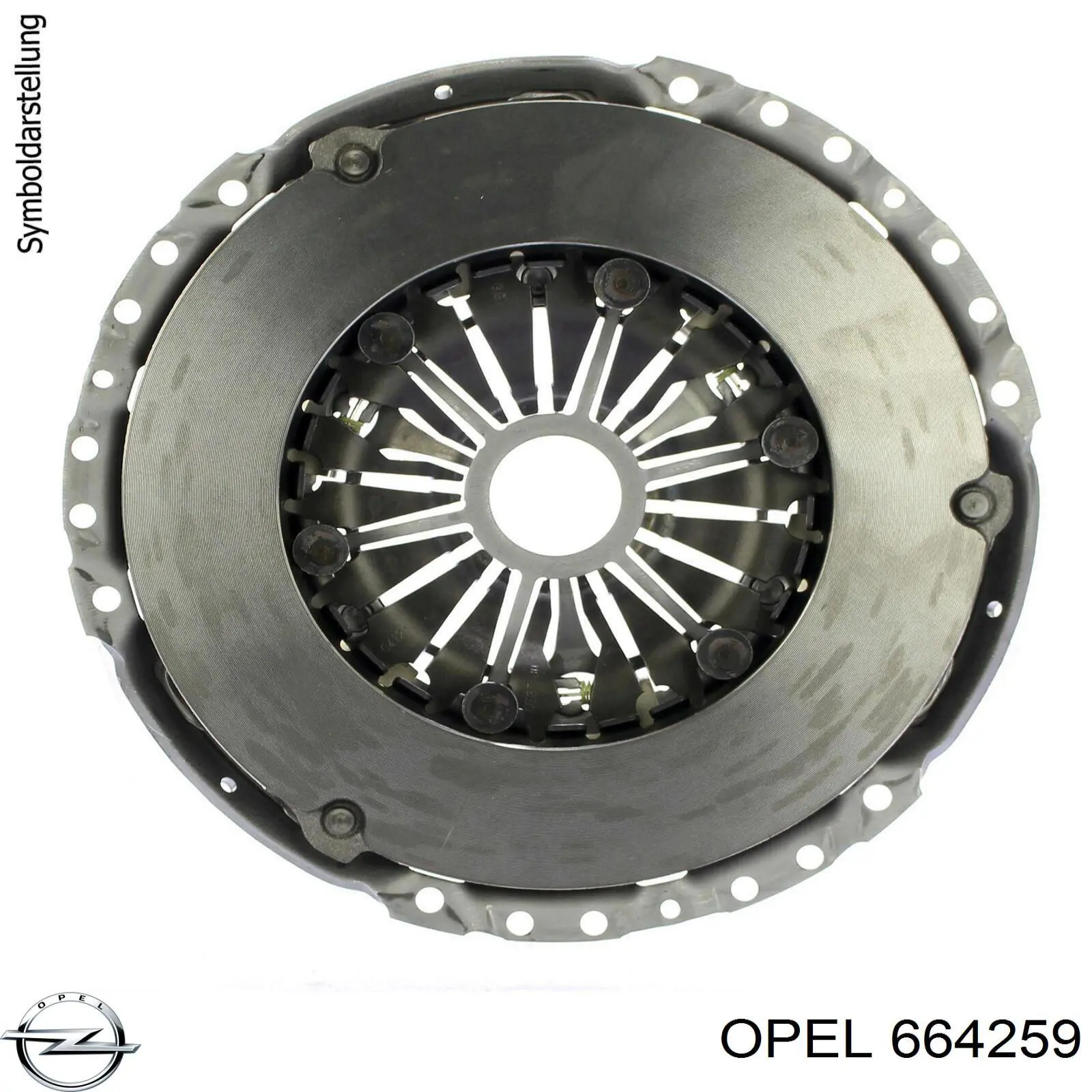 Диск сцепления Opel 664259 цена, от 62.58 USD