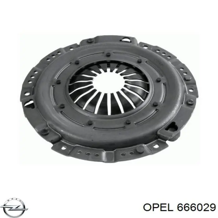 666029 Opel cesta de embraiagem