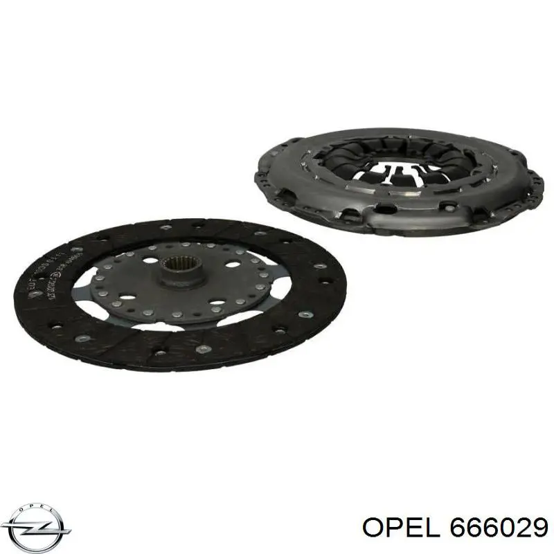 Купить 666029 Opel Корзина сцепления