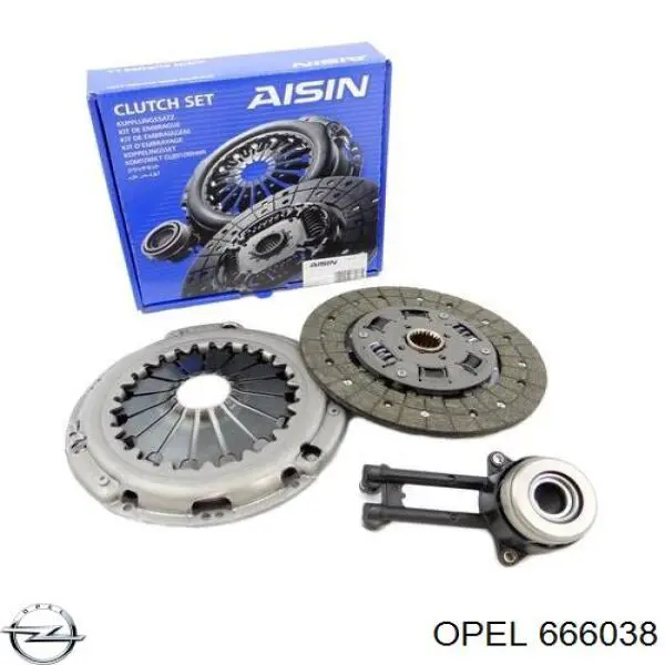 Купить 0666038 Opel Корзина сцепления