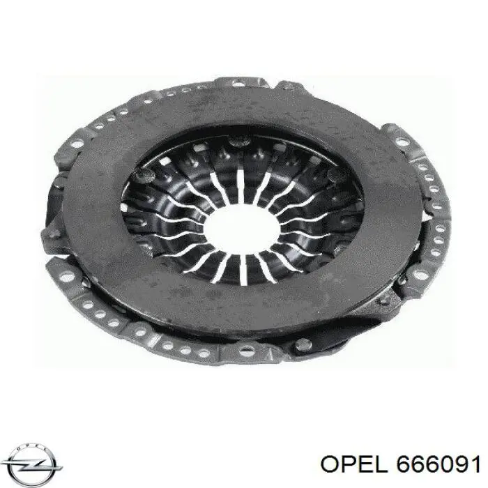 666091 Opel disco de embraiagem