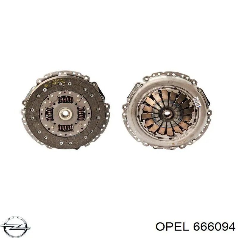 Диск сцепления Opel 666094 цена, от 39.98 USD