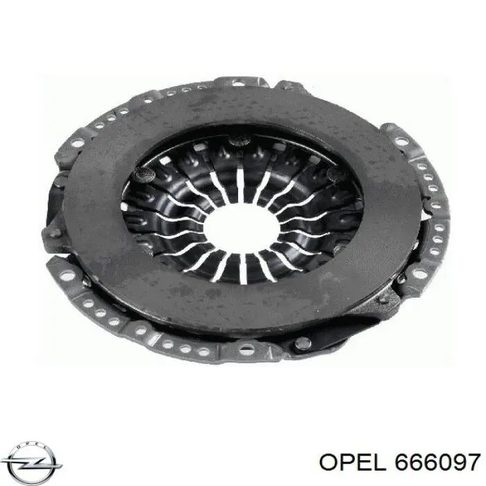 666097 Opel корзина сцепления