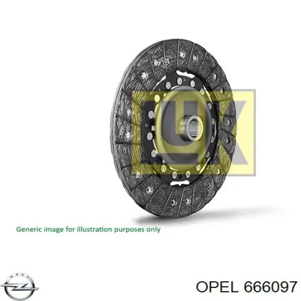 55575959 Opel Нажимной диск сцепления