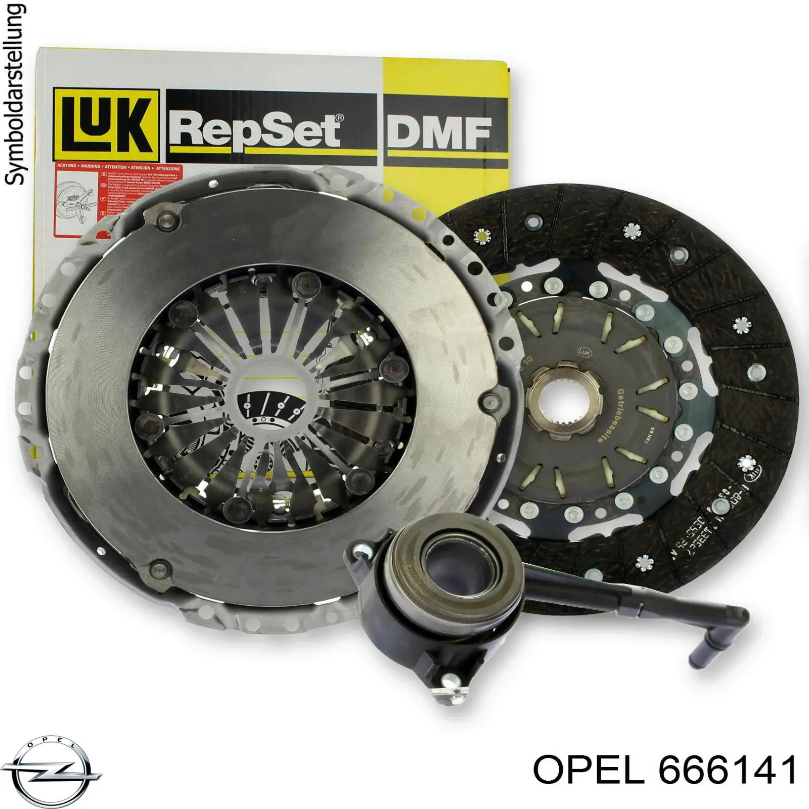 666141 Opel диск сцепления