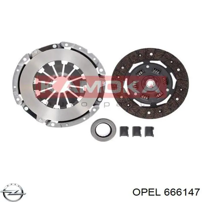 Купить 666147 Opel Корзина сцепления