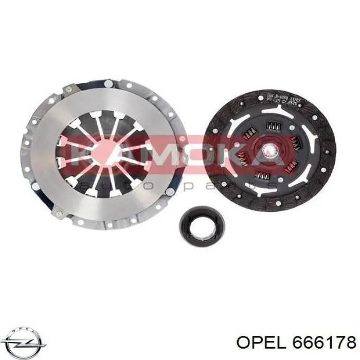 Лепестковая корзина сцепления Opel 666178 цена, от 39.18 USD