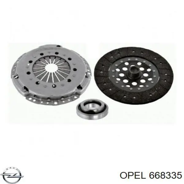 Подшипник скольжения сцепления Opel 668335 цена, от 43.64 USD