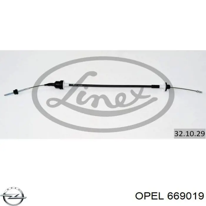 Трос сцепления Opel 669019 цена, от 9.75 USD