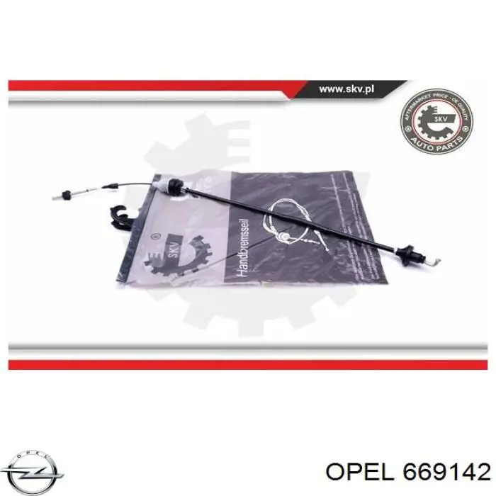 Трос сцепления Opel 669142 цена, от 5.44 USD