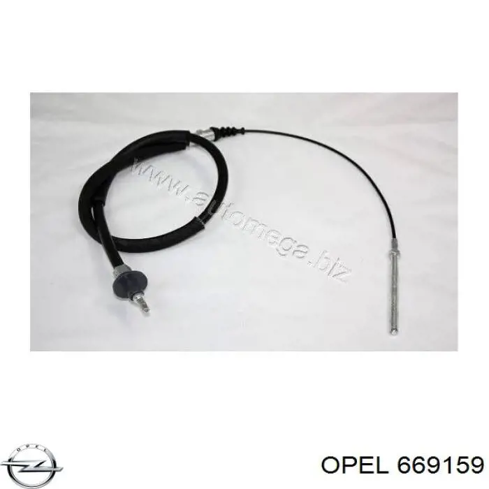 669159 Opel трос сцепления