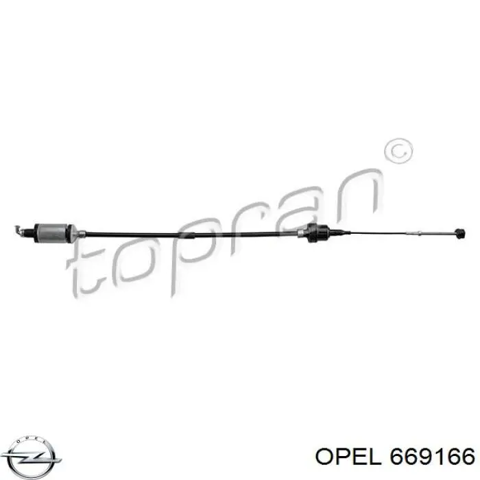 Трос сцепления Opel 669166 цена, от 13.98 USD