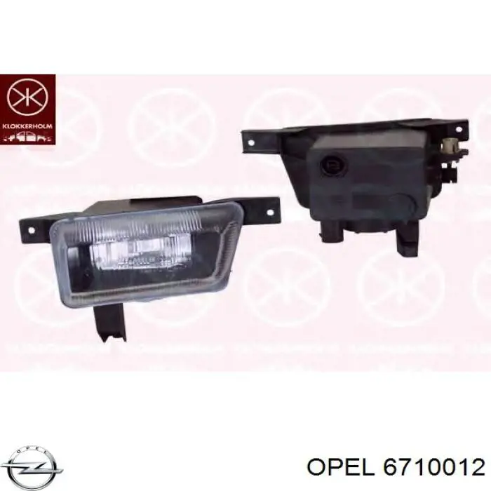 Купить 6710012 Opel Туманка правая