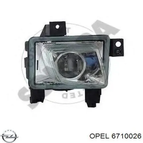 Фара противотуманная, правая Opel 6710026 цена, от 42.51 USD