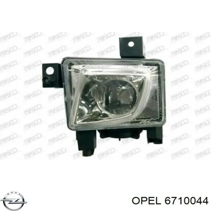 Фара противотуманная, правая Opel 6710044 цена, от 42.37 USD