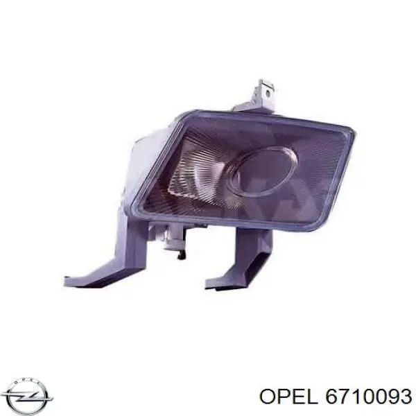 6710093 Opel фара противотуманная левая