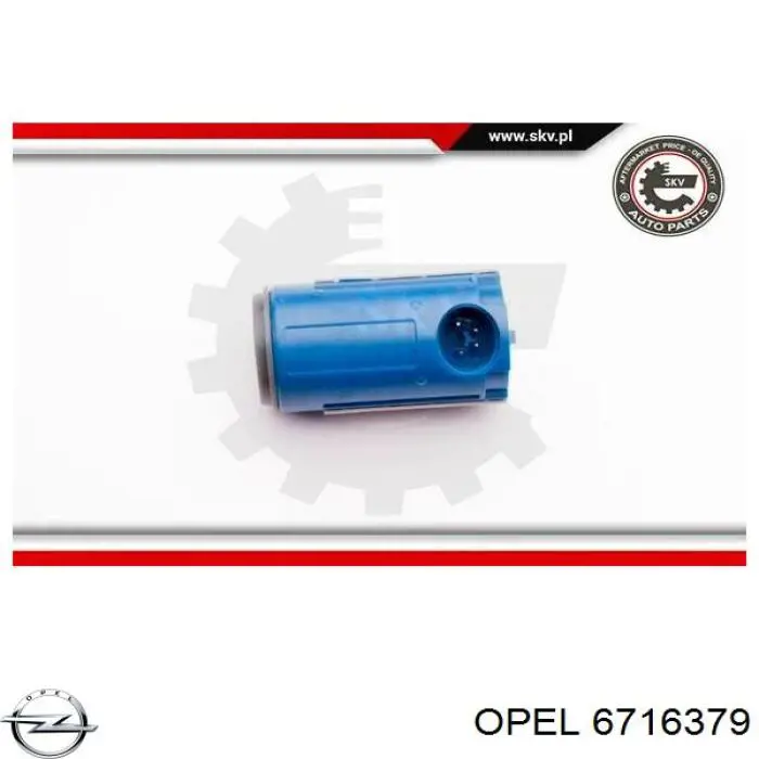 Парктроники задние 6716379 Opel