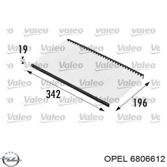 6806612 Opel фильтр салона