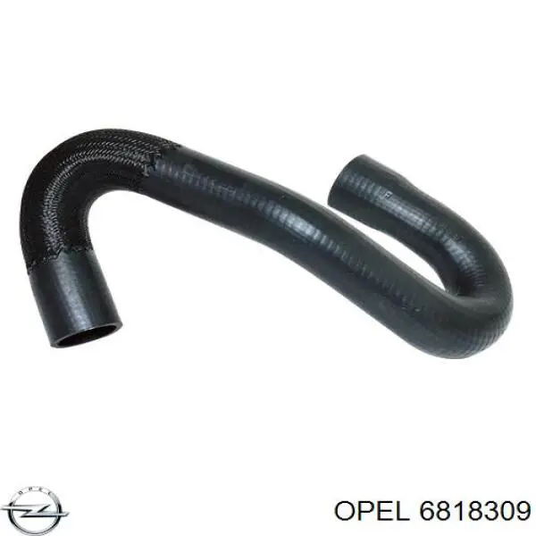 6818309 Opel Шланг радиатора печки