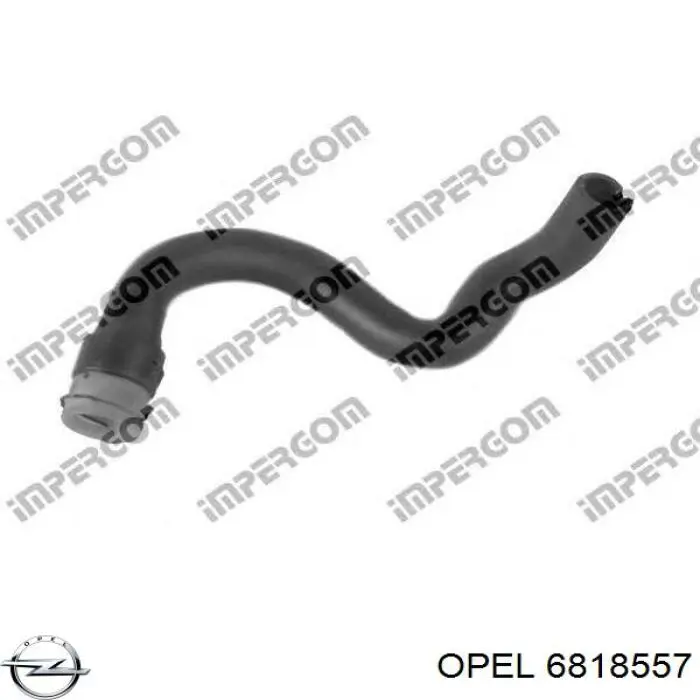 Шланг/патрубок системы охлаждения Opel 6818557 цена, от 10.36 USD