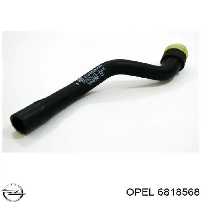 Купить 6818568 Opel Шланг отопителя обратка