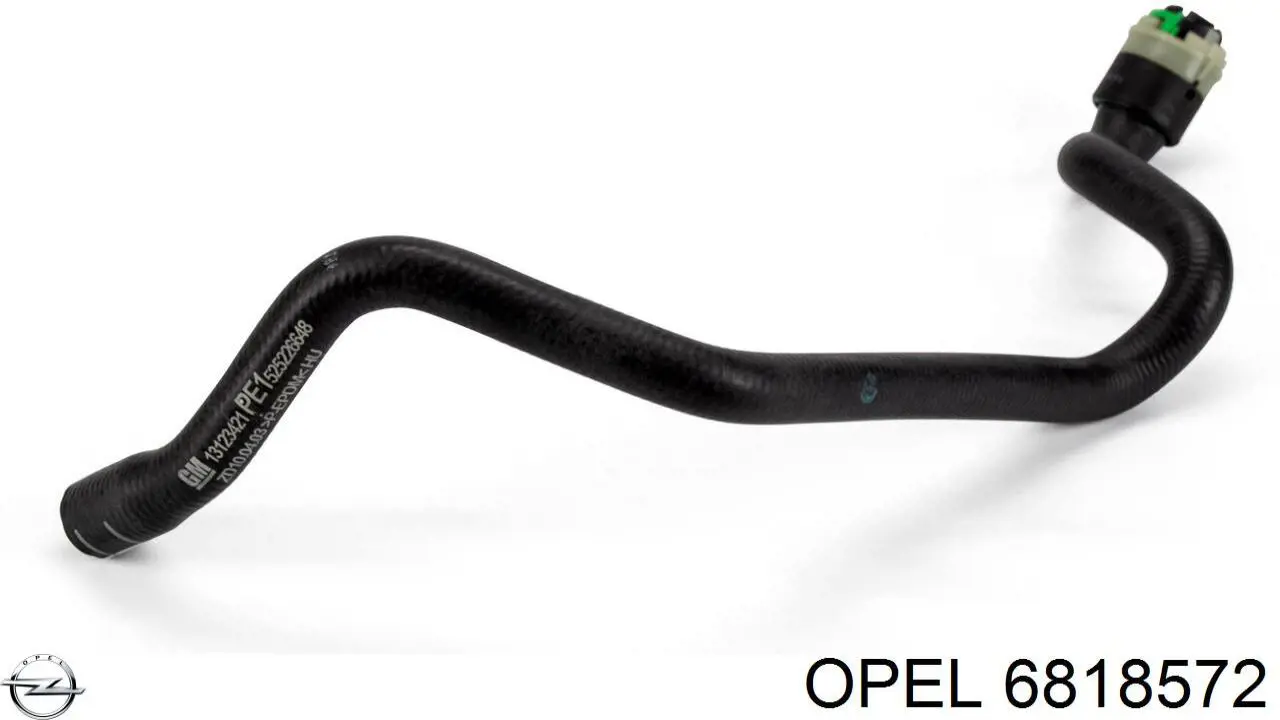 Купить 6818572 Opel Шланг отопителя обратка