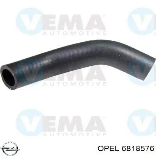 Шланг радиатора печки обратка Opel 6818576 цена, от 21.03 USD