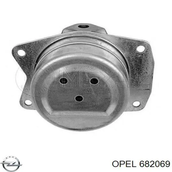 682069 Opel подушка (опора двигателя левая)