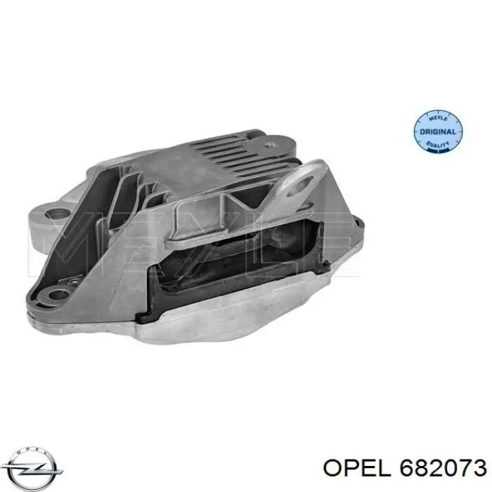 682073 Opel coxim (suporte esquerdo de motor)