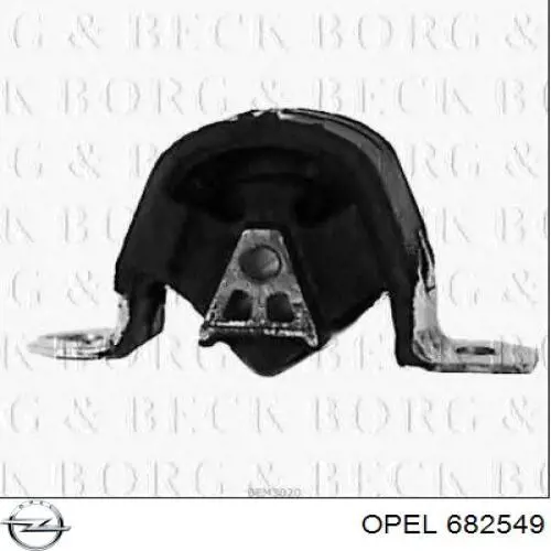 682549 Opel Задняя подушка двигателя