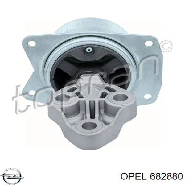 682880 Opel coxim (suporte esquerdo de motor)