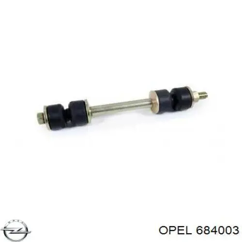 684003 Opel consola de coxim (apoio direita de motor)