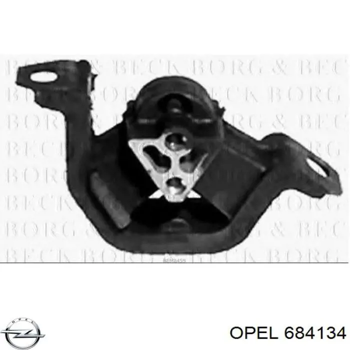 684134 Opel подушка (опора двигателя левая)