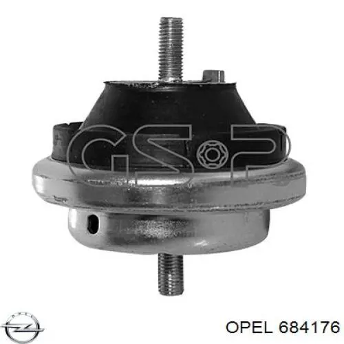 684176 Opel подушка (опора двигателя передняя)