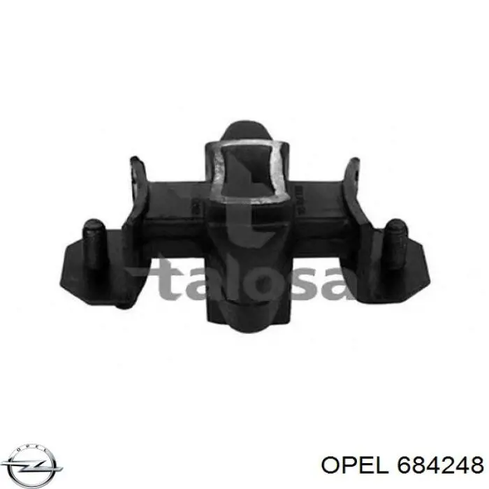 684248 Opel Подушка (опора) двигателя, левая