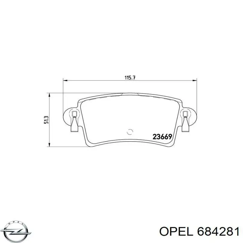 Купить 684281 Opel Передняя опора двигателя