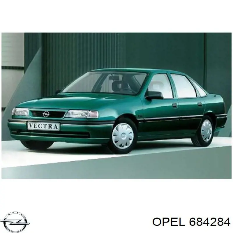 684284 Opel подушка (опора двигателя левая)