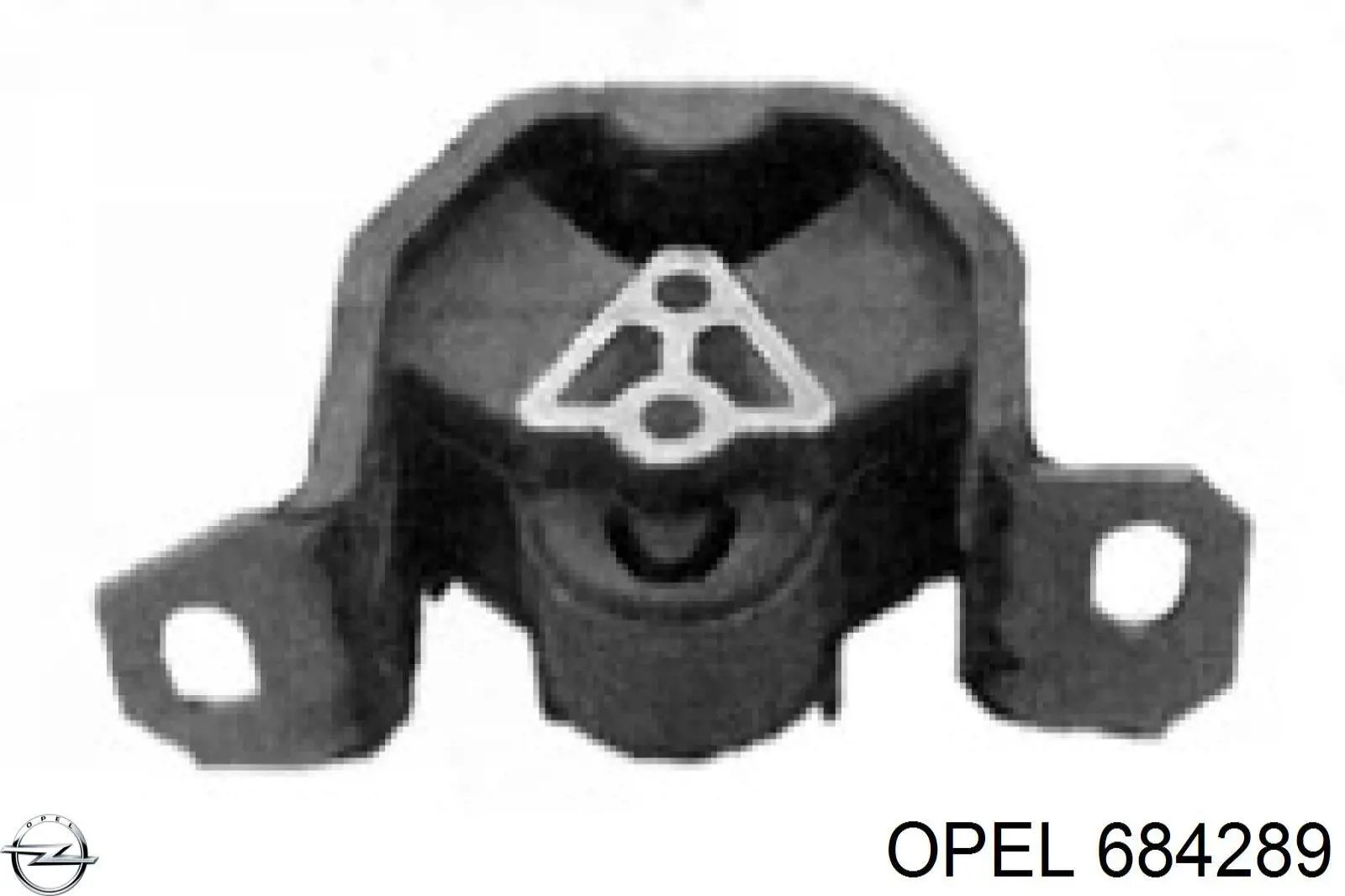 Подушка (опора) двигателя левая Opel 684289