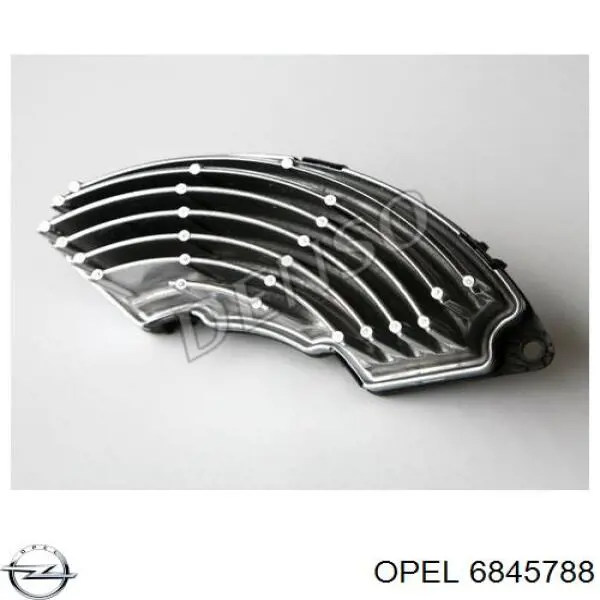 6845788 Opel резистор (сопротивление вентилятора печки (отопителя салона))